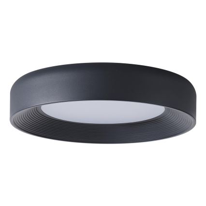 LED Stropné svietidlo LED/40W/230V 3000K čierna pr. 50 cm
