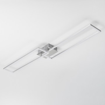 LED stropné svietidlo LED/40W/230V matný chróm