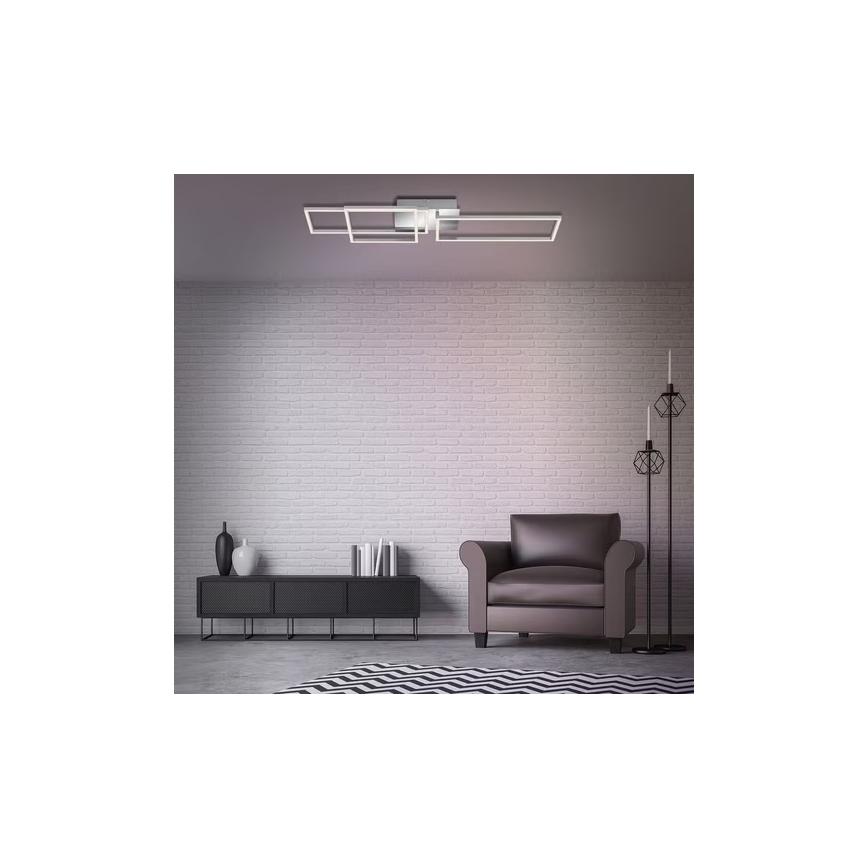 LED stropné svietidlo LED/42W/230V 3000K matný chróm