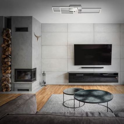 LED stropné svietidlo LED/42W/230V 3000K matný chróm