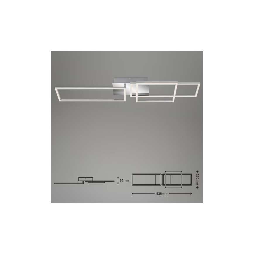 LED stropné svietidlo LED/42W/230V 3000K matný chróm