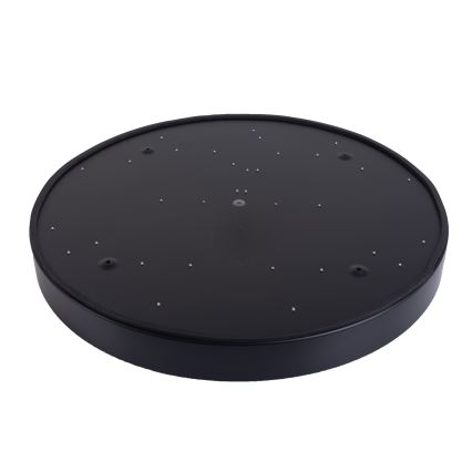 LED Stropné svietidlo LED/60W/230V 4000K pr. 60 cm čierna