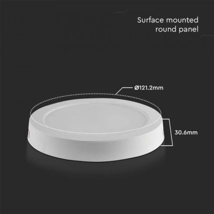 LED Stropné svietidlo LED/6W/230V 6500K biela