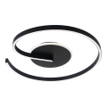 LED stropné svietidlo LORENZO LED/22W/230V pr. 50 cm čierne