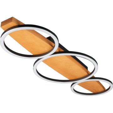 LED Stropné svietidlo MELISA LED/28W/230V 26,5x70 cm borovica