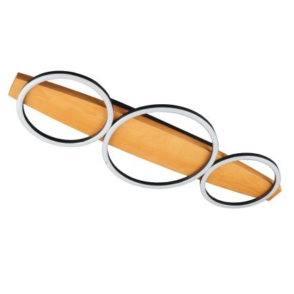 LED Stropné svietidlo MELISA LED/28W/230V 26,5x70 cm borovica