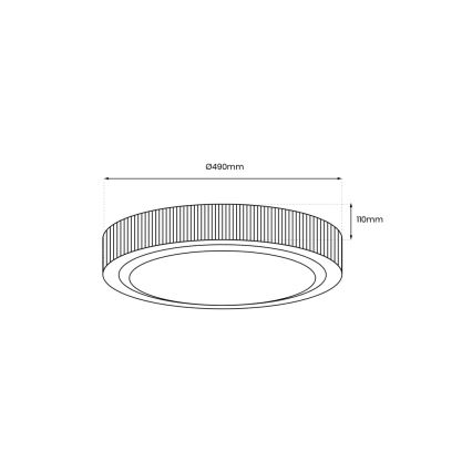 LED Stropné svietidlo MIRI LED/34W/230V pr. 49 cm