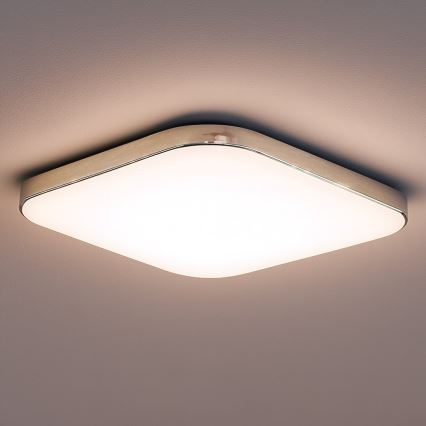 LED stropné svietidlo NEMO LED/36W/230V 50x50 cm lesklý chróm