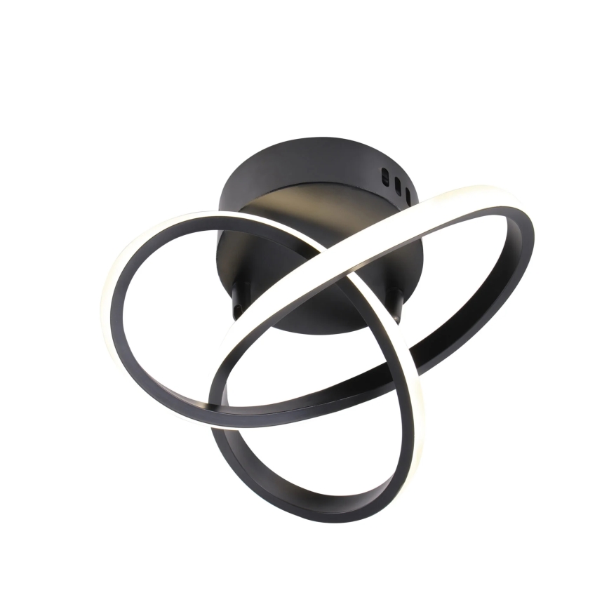 LED stropné svietidlo OSKAR LED/15W/230V priemer 25 cm čierne