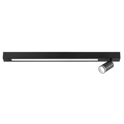 LED Stropné svietidlo PARIS LED/24W/230V + 1xGU10/10W čierna