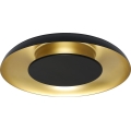 LED stropné svietidlo PIATTINO LED/30W/230V 3000/4000/6000K priem. 40 cm čierna/zlatá