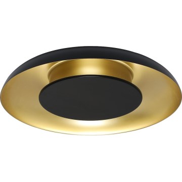 LED stropné svietidlo PIATTINO LED/30W/230V 3000/4000/6000K priem. 40 cm čierna/zlatá