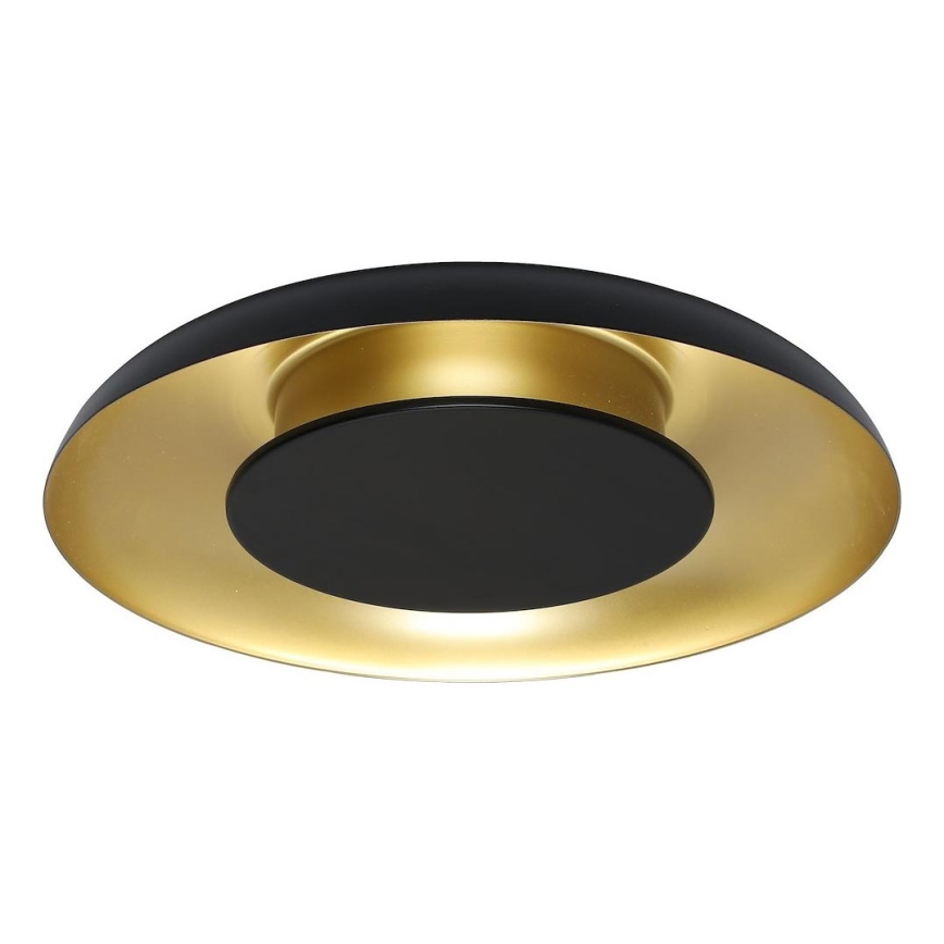 LED stropné svietidlo PIATTINO LED/30W/230V 3000/4000/6000K priem. 40 cm čierna/zlatá