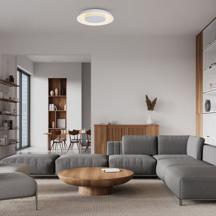 LED stropné svietidlo PIATTINO LED/30W/230V 3000/4000/6000K priemer 40 cm biele