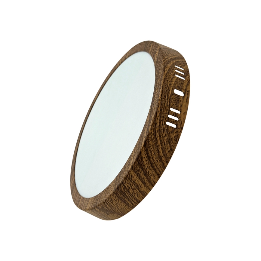 LED Stropné svietidlo RING LED/18W/230V 4200K pr. 21 cm hnedá