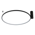 LED stropné svietidlo RING S LED/34W/230V 3000/4000/6000K priemer 60 cm čierna