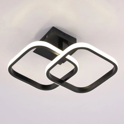 LED stropné svietidlo ROBERT LED/25W/230V 25x38 cm čierne