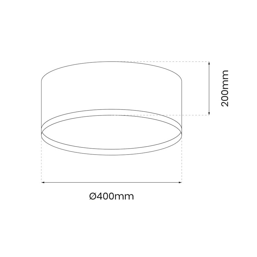 LED Stropné svietidlo RONDO LED/18W/230V zelená
