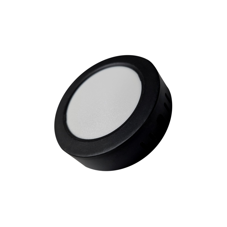 LED Stropné svietidlo ROUND LED/6W/230V 4000K pr. 12,1 cm čierna
