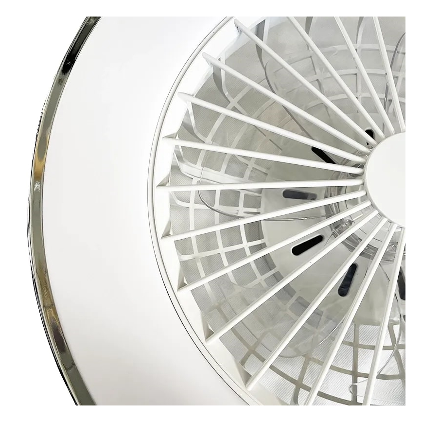 LED Stmievateľné stropné svietidlo s ventilátorom OPAL LED/48W/230V 3000-6500K + diaľkové ovládanie