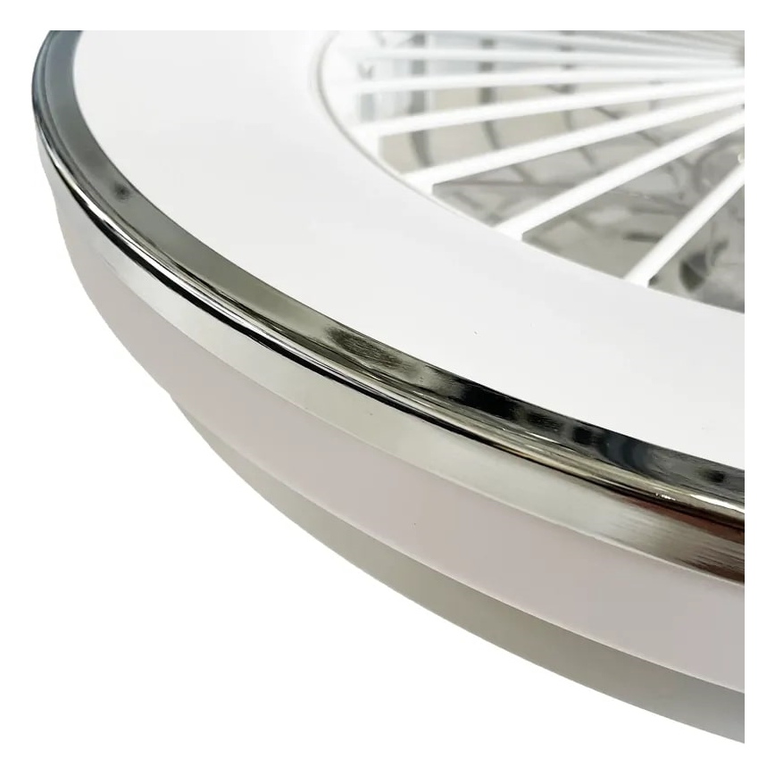 LED Stmievateľné stropné svietidlo s ventilátorom OPAL LED/48W/230V 3000-6500K + diaľkové ovládanie