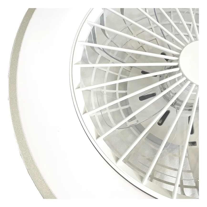 LED Stmievateľné stropné svietidlo s ventilátorom OPAL LED/48W/230V 3000-6500K + diaľkové ovládanie