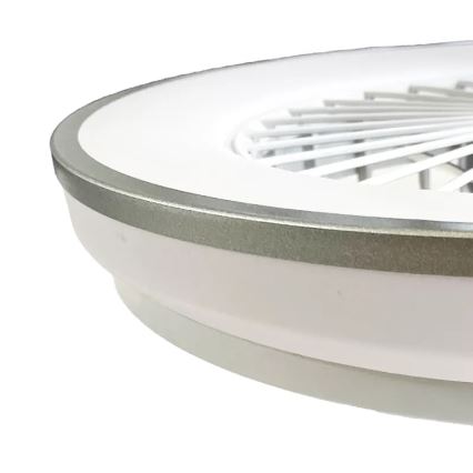 LED Stmievateľné stropné svietidlo s ventilátorom OPAL LED/48W/230V 3000-6500K + diaľkové ovládanie