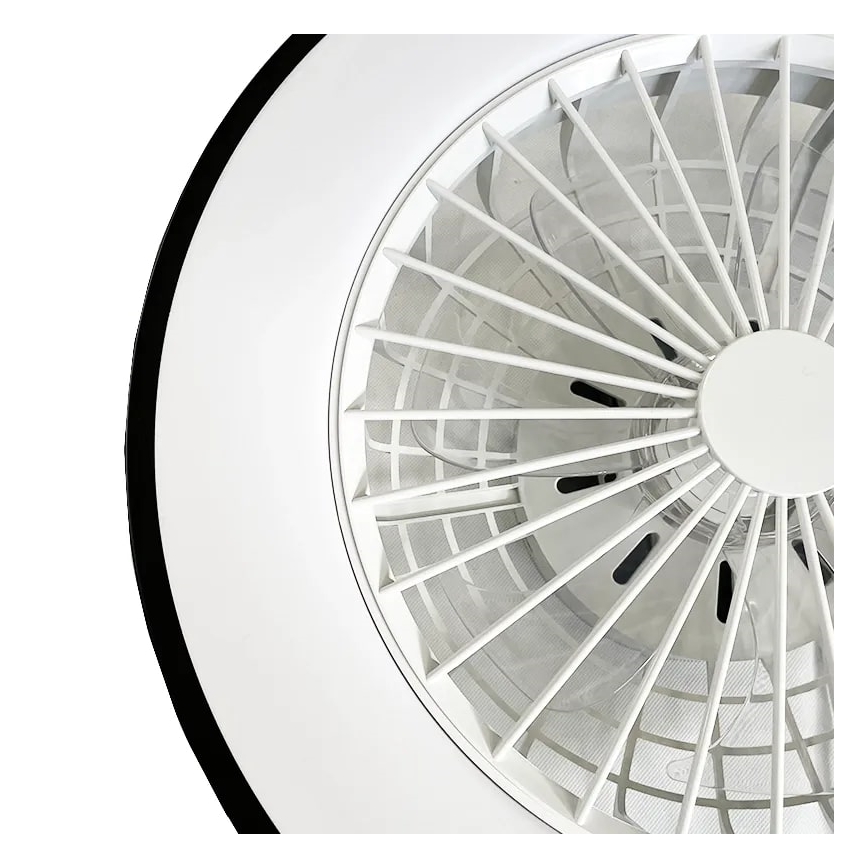 LED Stmievateľné stropné svietidlo s ventilátorom OPAL LED/48W/230V 3000-6500K + diaľkové ovládanie
