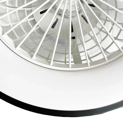 LED Stmievateľné stropné svietidlo s ventilátorom OPAL LED/48W/230V 3000-6500K + diaľkové ovládanie