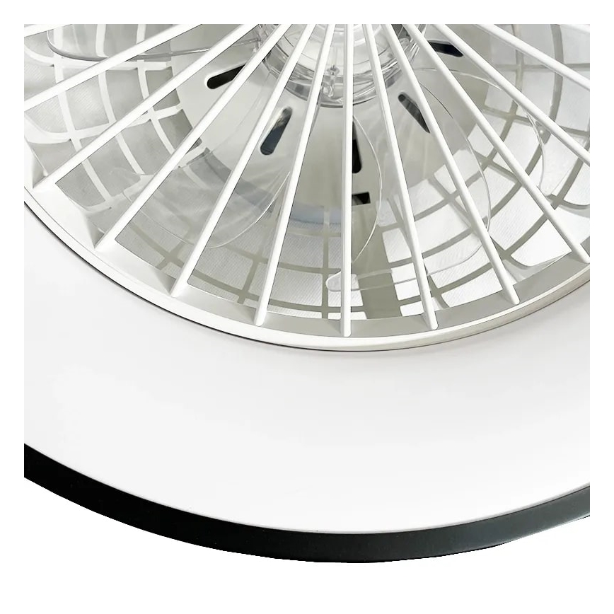 LED Stmievateľné stropné svietidlo s ventilátorom OPAL LED/48W/230V 3000-6500K + diaľkové ovládanie