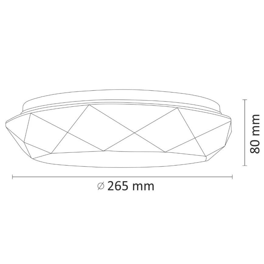 LED Stropné svietidlo SELINA LED/12W/230V