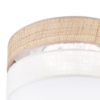 LED stropné svietidlo SIRJA BOHO LED/20W/230V 4000K priemer 35 cm béžová/krémová