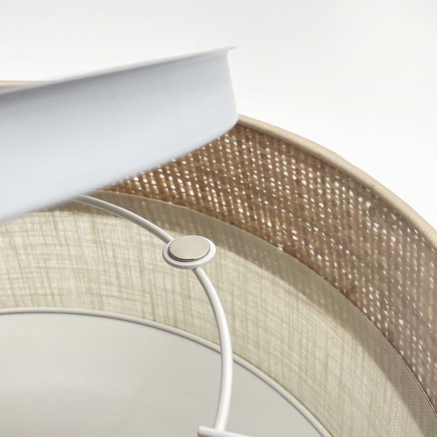 LED stropné svietidlo SIRJA BOHO LED/20W/230V 4000K priemer 35 cm béžová/krémová