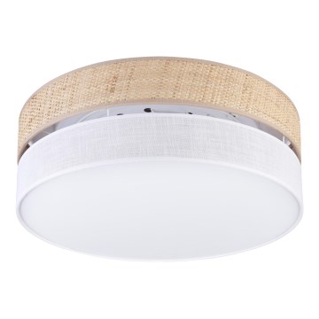 LED stropné svietidlo SIRJA BOHO LED/36W/230V 4000K pr. 45 cm béžová/biela