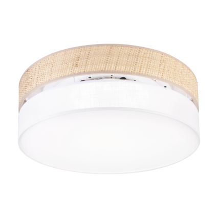 LED stropné svietidlo SIRJA BOHO LED/36W/230V 4000K pr. 45 cm béžová/biela