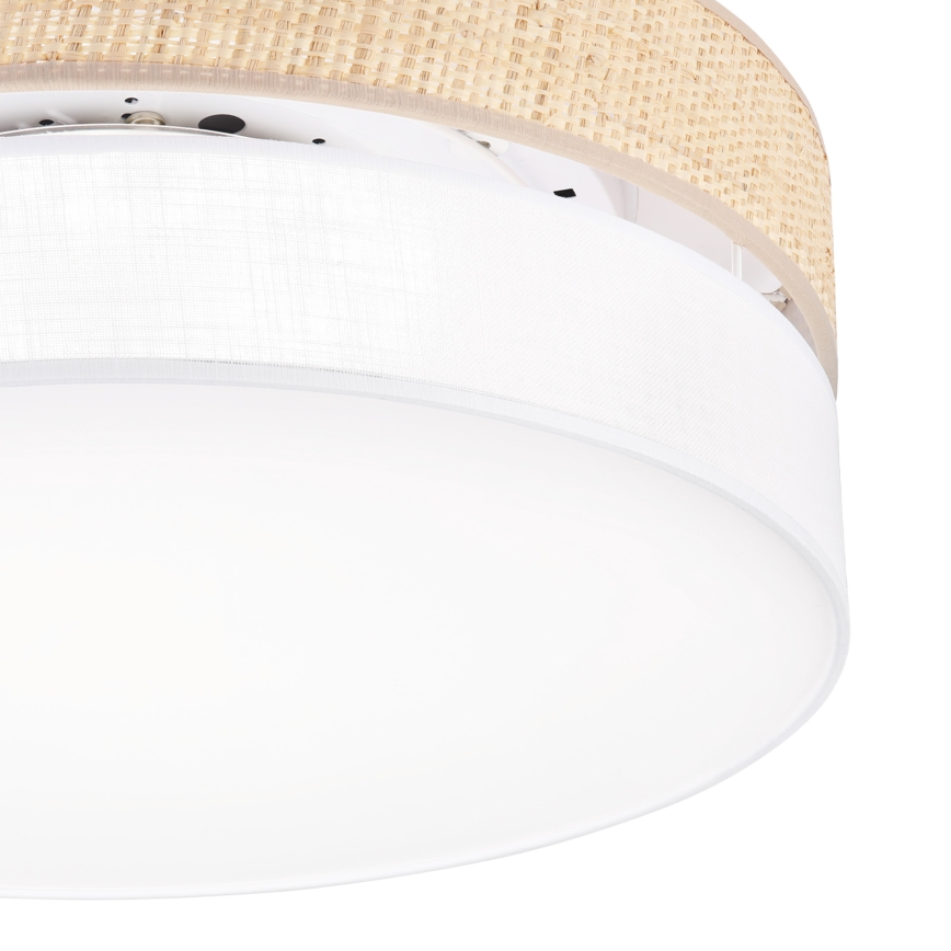LED stropné svietidlo SIRJA BOHO LED/36W/230V 4000K pr. 45 cm béžová/biela