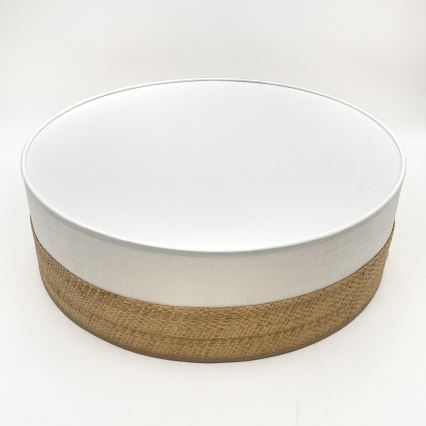 LED stropné svietidlo SIRJA BOHO LED/36W/230V 4000K pr. 45 cm béžová/biela