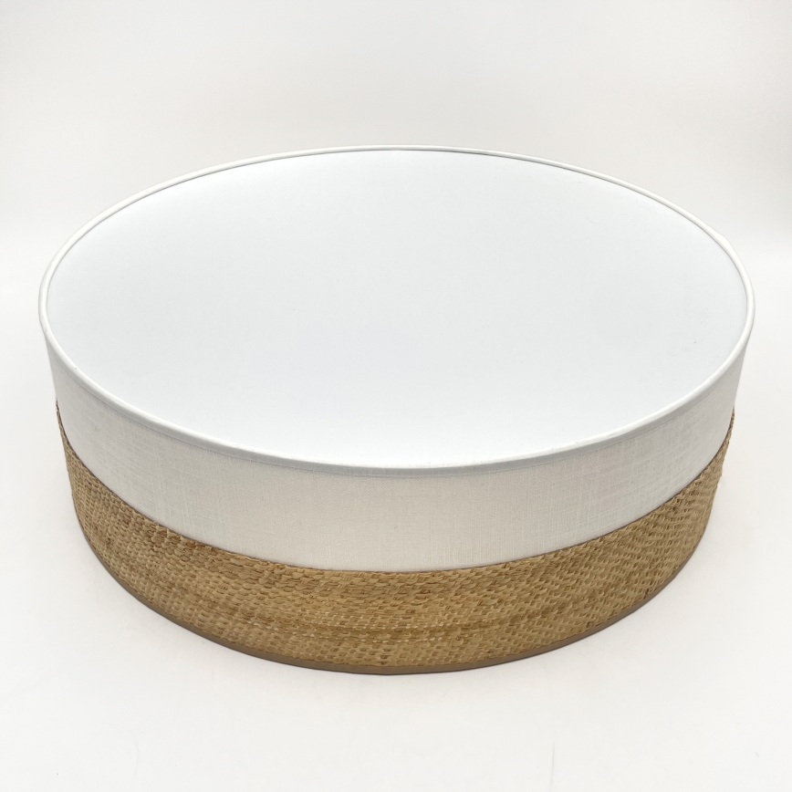 LED stropné svietidlo SIRJA BOHO LED/36W/230V 4000K pr. 45 cm béžová/biela