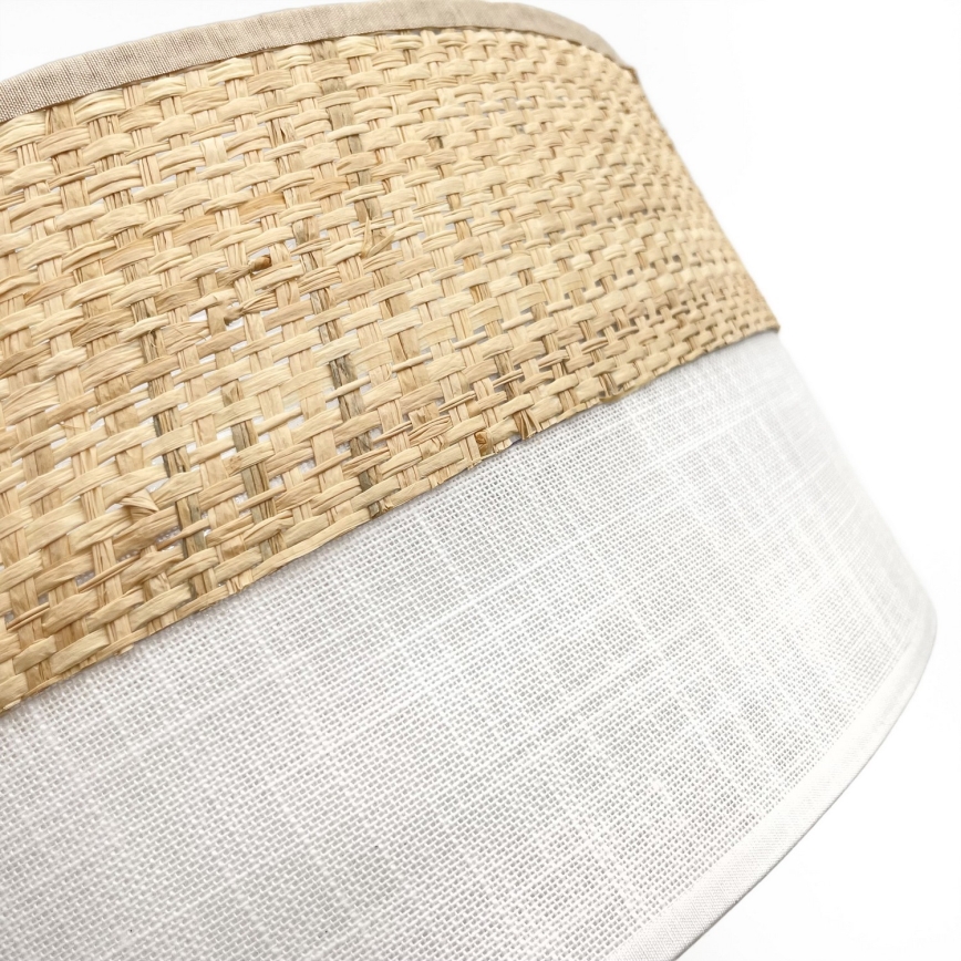 LED stropné svietidlo SIRJA BOHO LED/36W/230V 4000K pr. 45 cm béžová/biela