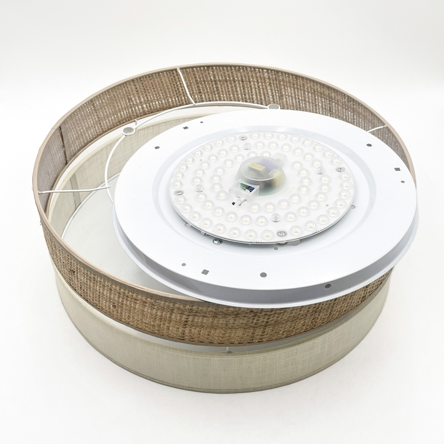 LED stropné svietidlo SIRJA BOHO LED/36W/230V 4000K priemer 45 cm béžová/krémová