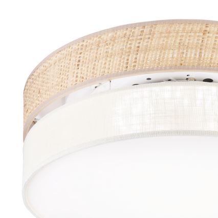 LED stropné svietidlo SIRJA BOHO LED/36W/230V 4000K priemer 45 cm béžová/krémová