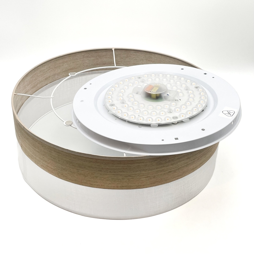LED Stropné svietidlo SIRJA WOOD LED/36W/230V pr. 45 cm biela/dub