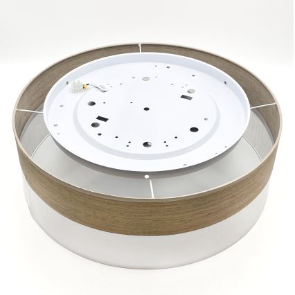 LED Stropné svietidlo SIRJA WOOD LED/36W/230V pr. 45 cm biela/dub