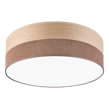 LED Stropné svietidlo SIRJA WOOD LED/36W/230V pr. 45 cm hnedá/dub