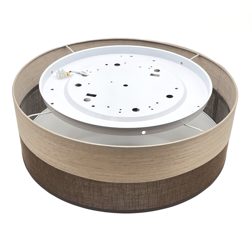 LED Stropné svietidlo SIRJA WOOD LED/36W/230V pr. 45 cm hnedá/dub