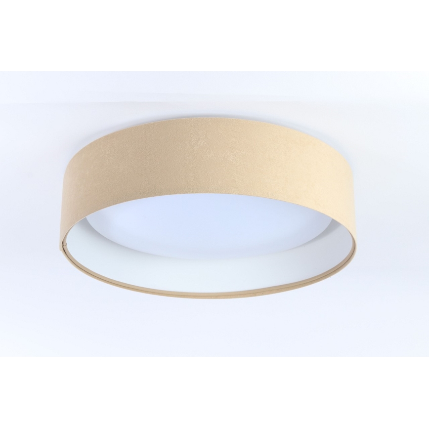 LED Stmievateľné stropné svietidlo SMART GALAXY LED/36W/230V pr. 55 cm 2700-6500K Wi-Fi Tuya béžová/biela + diaľkové ovládanie