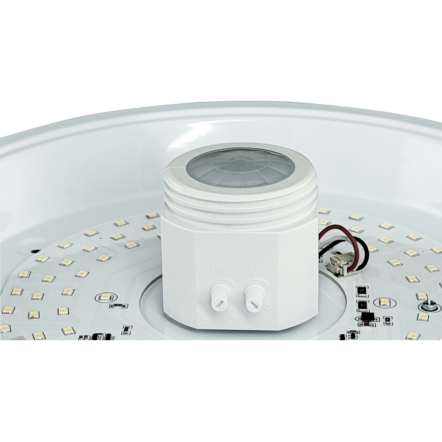 LED Stropné svietidlo so senzorom a núdzovým modulom MANA LED/16W/230V1500 mAh 4000K