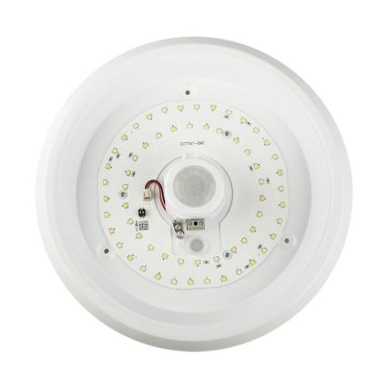 LED Stropné svietidlo so senzorom LED/12W/230V 3000/4000/6000K pr. 29 cm biela