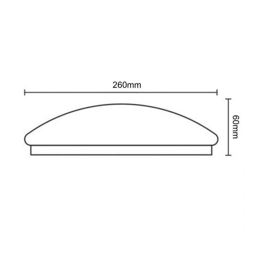 LED Stropné svietidlo so senzorom OPAL LED/12W/230V 4000K