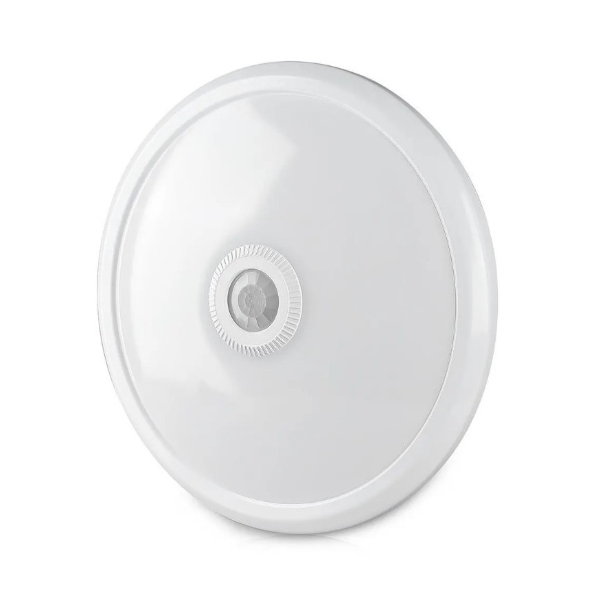 LED Stropné svietidlo so senzorom SAMSUNG CHIP LED/12W/230V 6400K pr. 29 cm